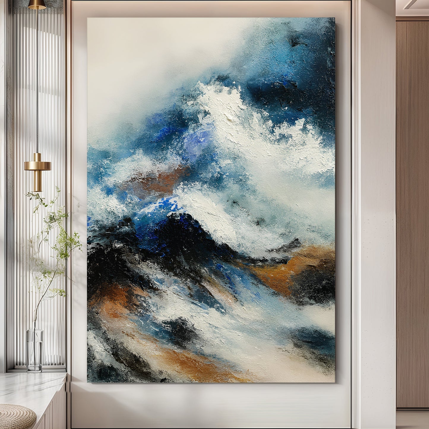 Blue Abstract Wall Art