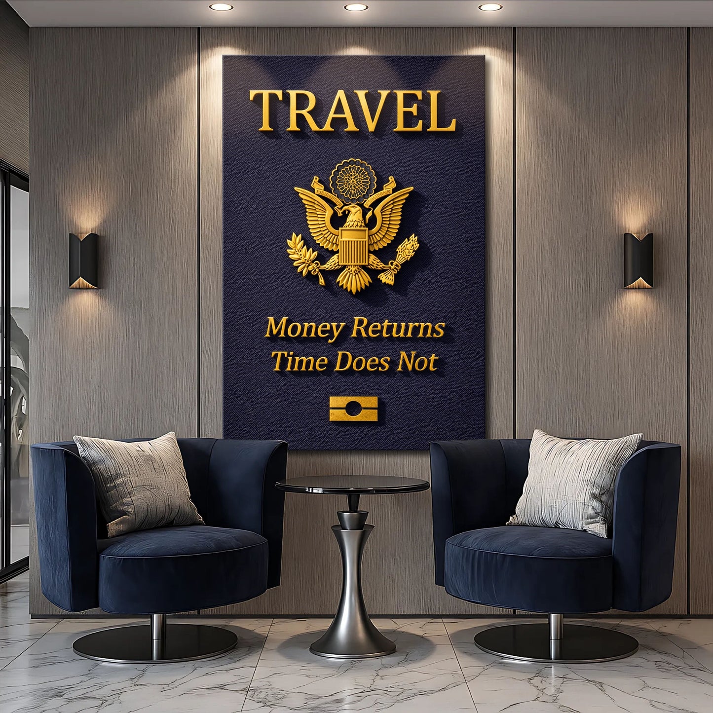Travel Passport Wall Sign