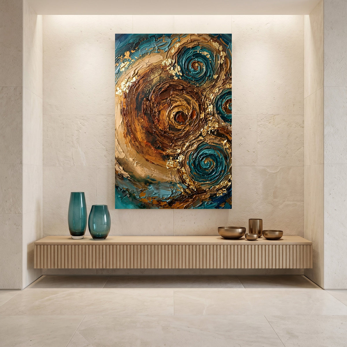 Earth Tone Swirl