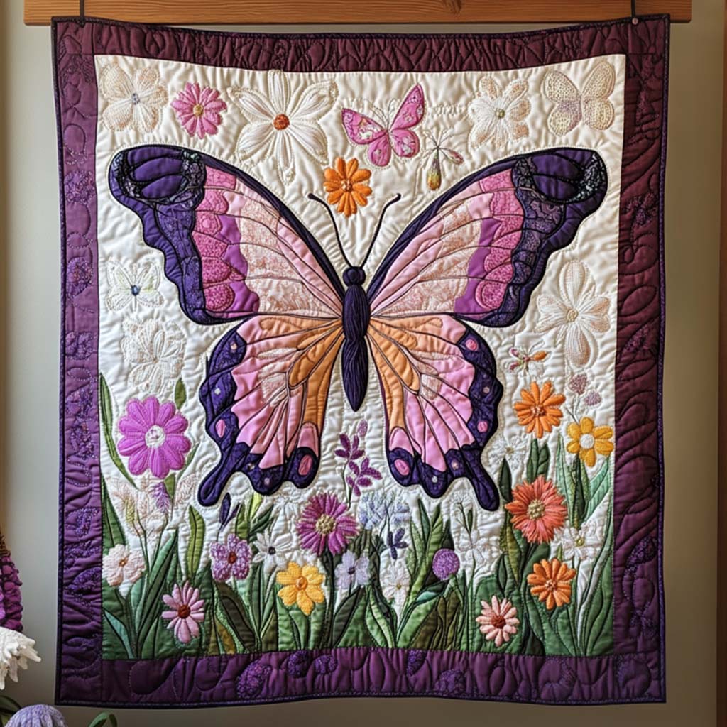 Elegant Flier Quilted Blanket - Throw (55" x 60")