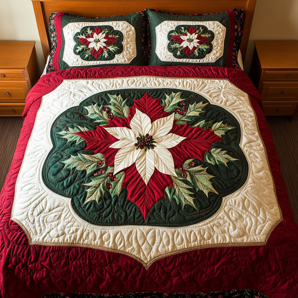 Frosted Magic 3-Piece Quilted Bedding Set - Single (59" x 70")