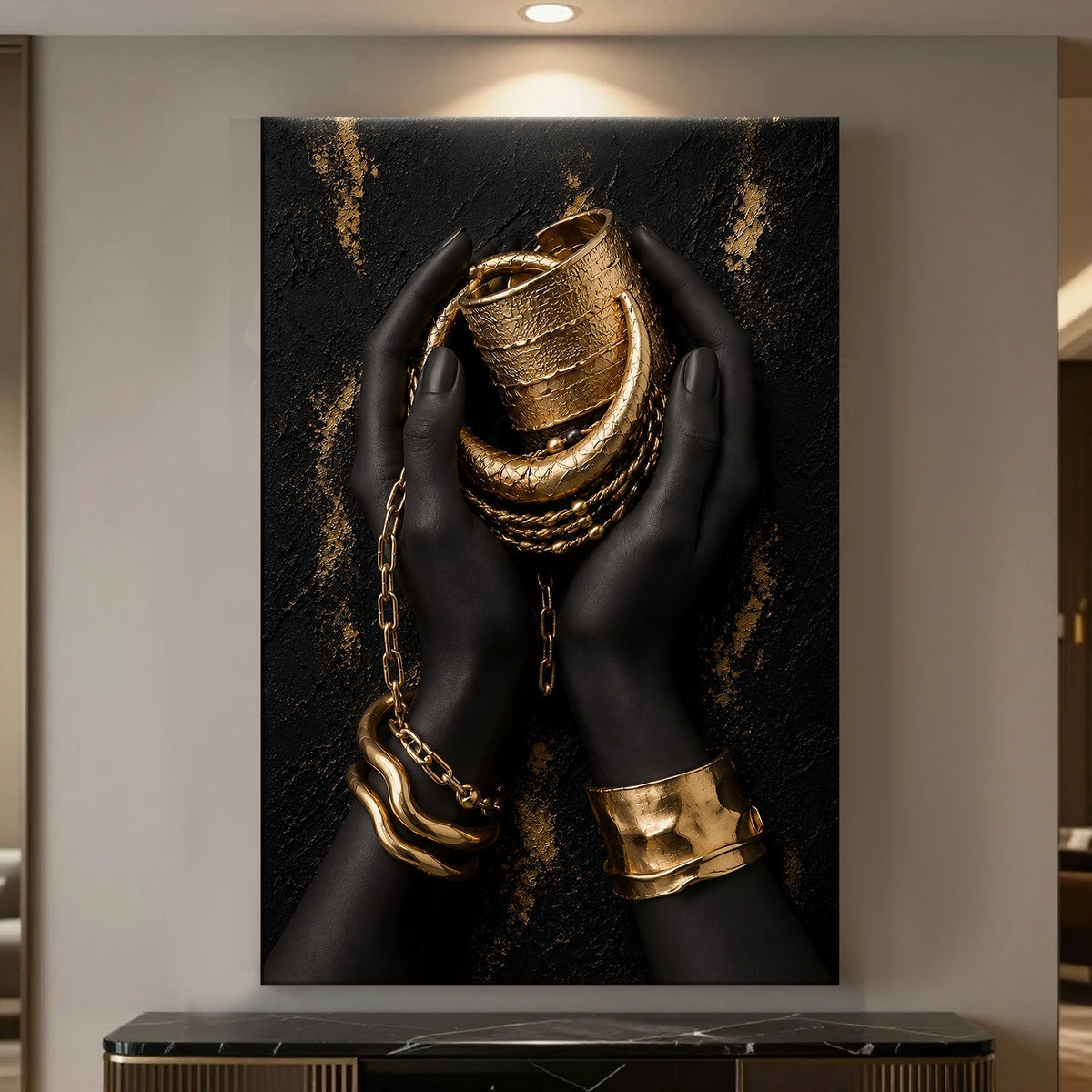 Golden Grace - canvas