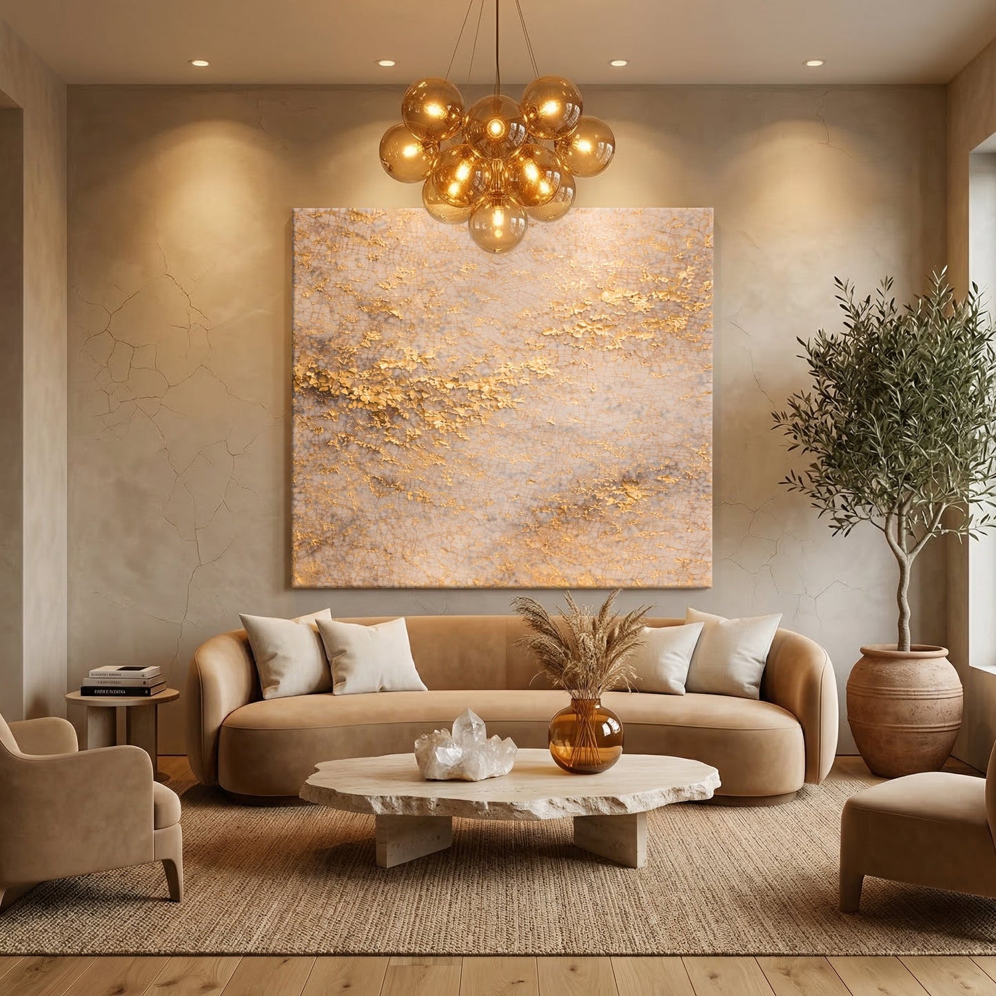 Golden Vibe - canvas