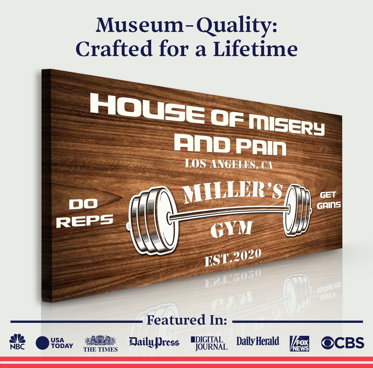 Gym Sign XII - canvas
