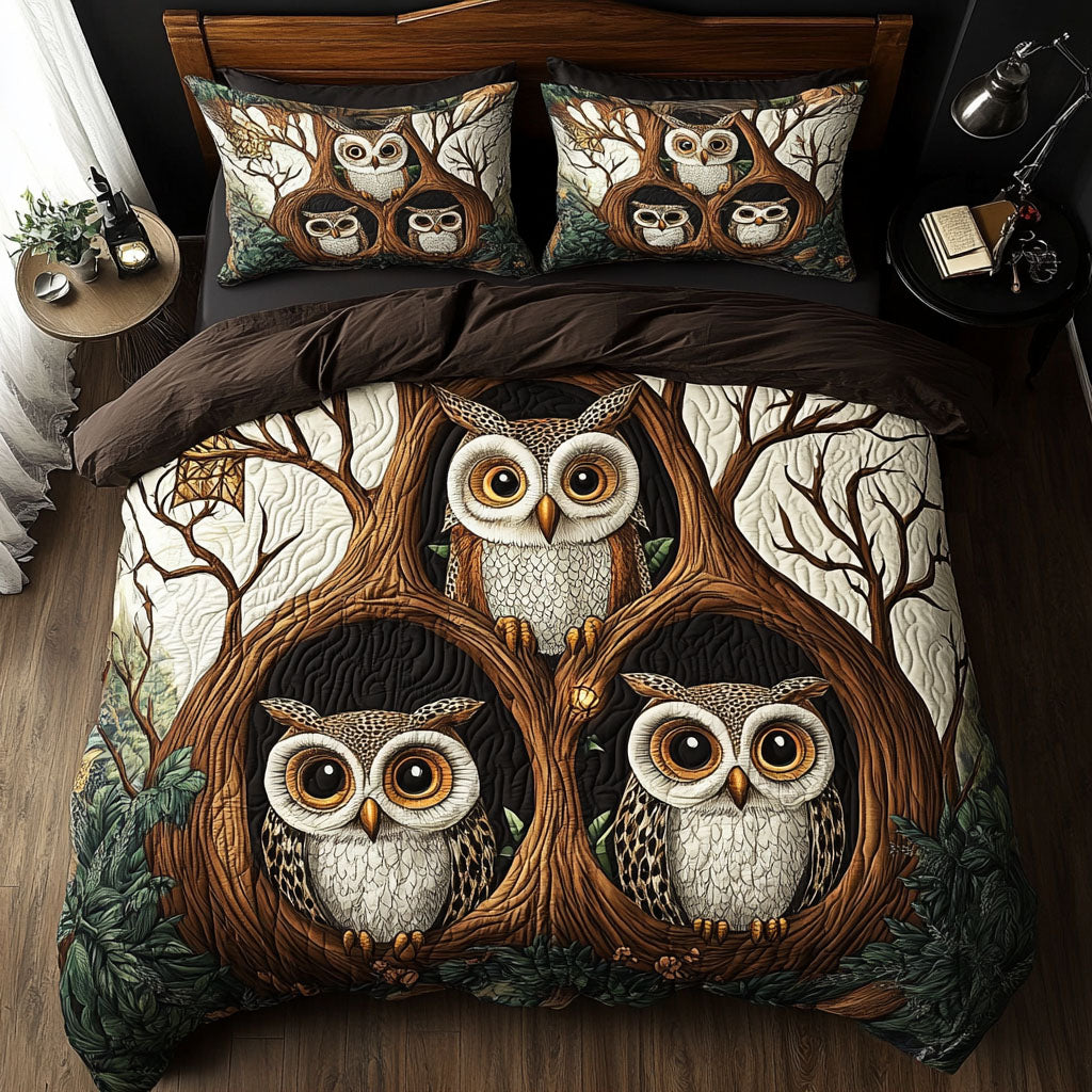 Hazel Eyes 3-Piece Quilted Bedding Set - Single (59" x 70")