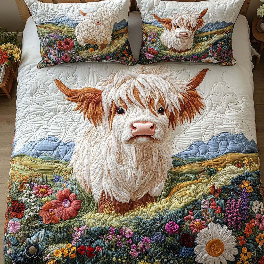 Highland Wanderer 3-Piece Quilted Bedding Set - Single (59" x 70")