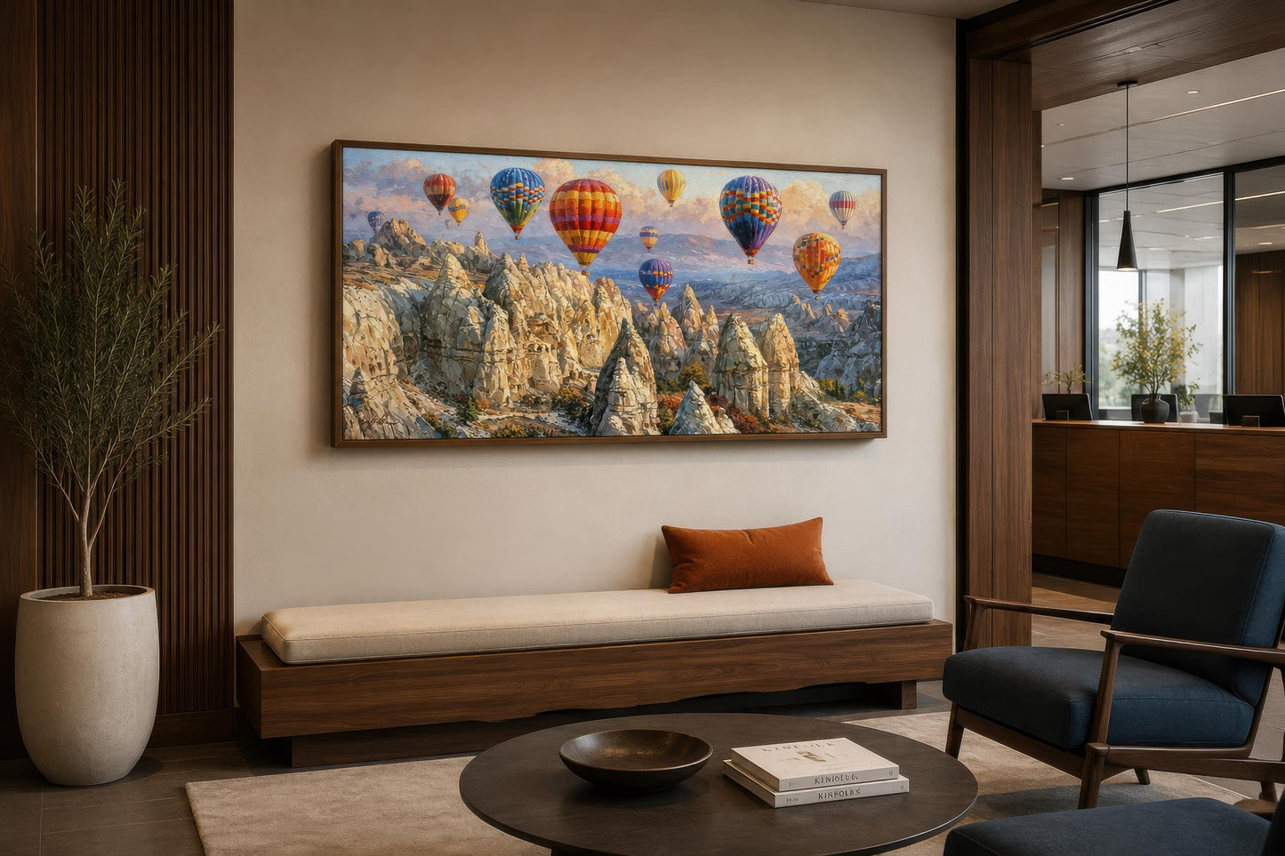 Hot Air Balloon Wall Art - Cappadocia Canvas Print