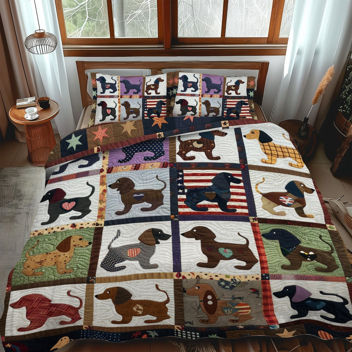 Little Legs 3-Piece Quilted Bedding Set - Single (59" x 70")