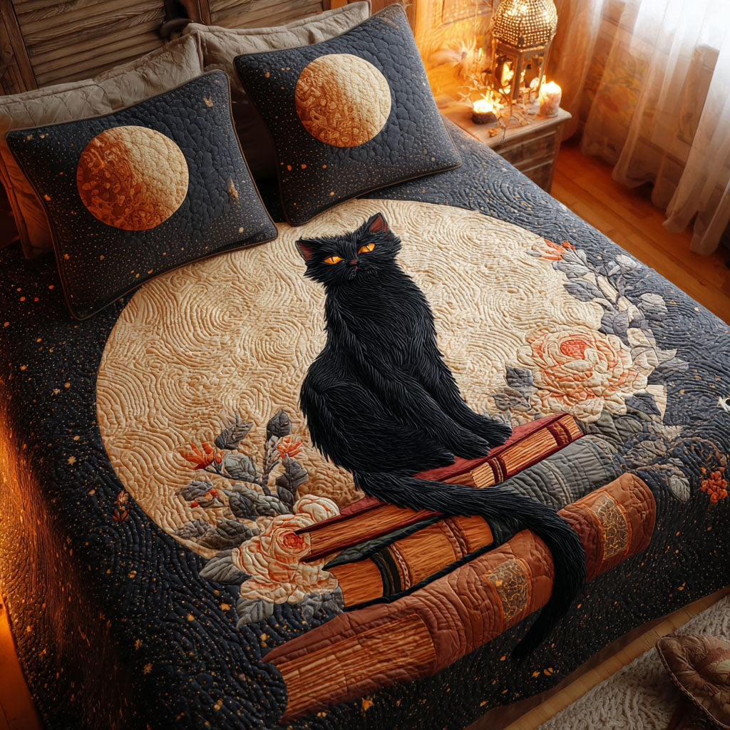 Lunar Watch 3-Piece Quilted Bedding Set - Single (59" x 70")
