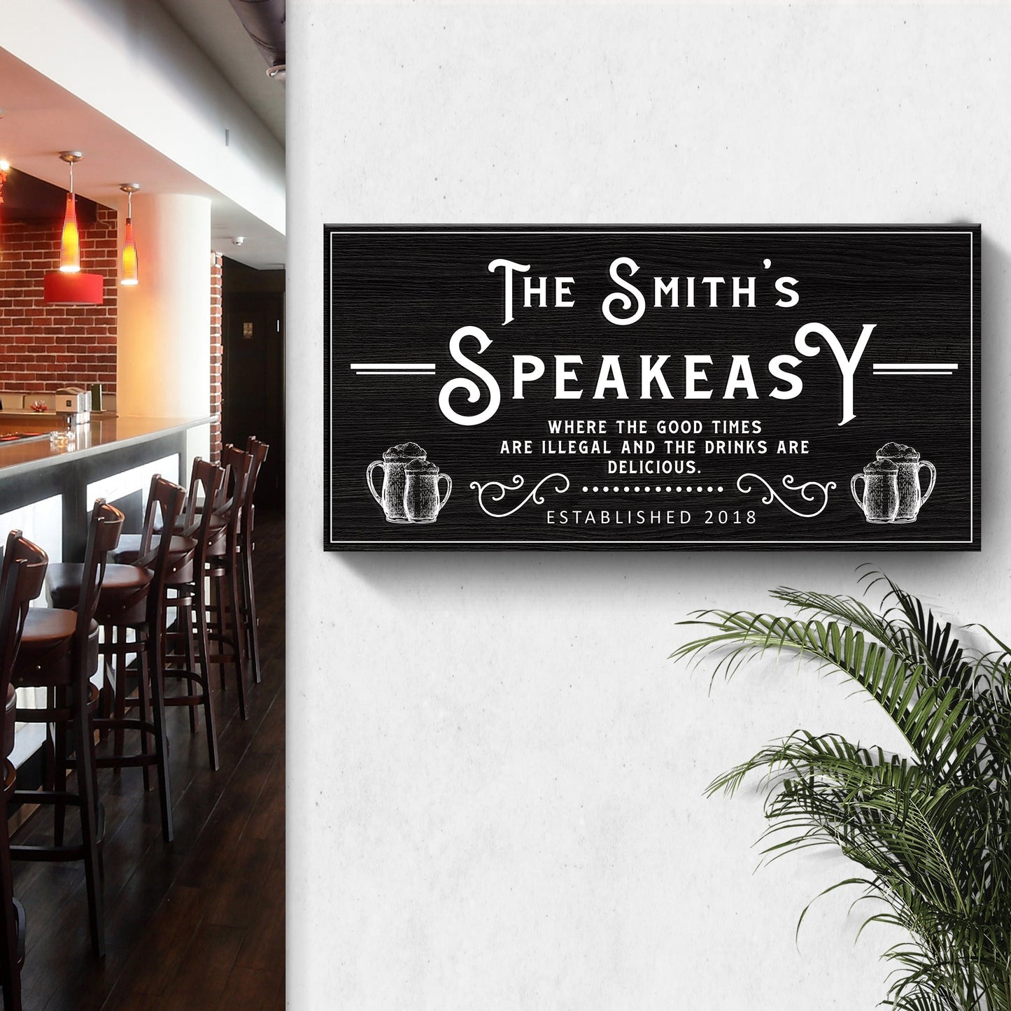 Speakeasy Sign