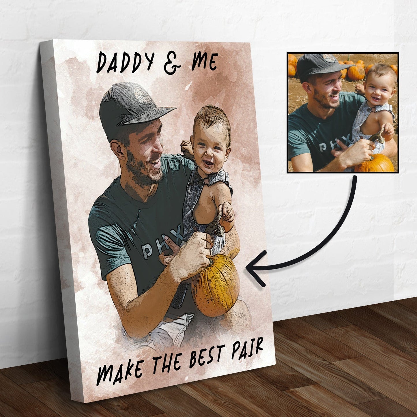 Daddy & Me Make a great Pair Sign