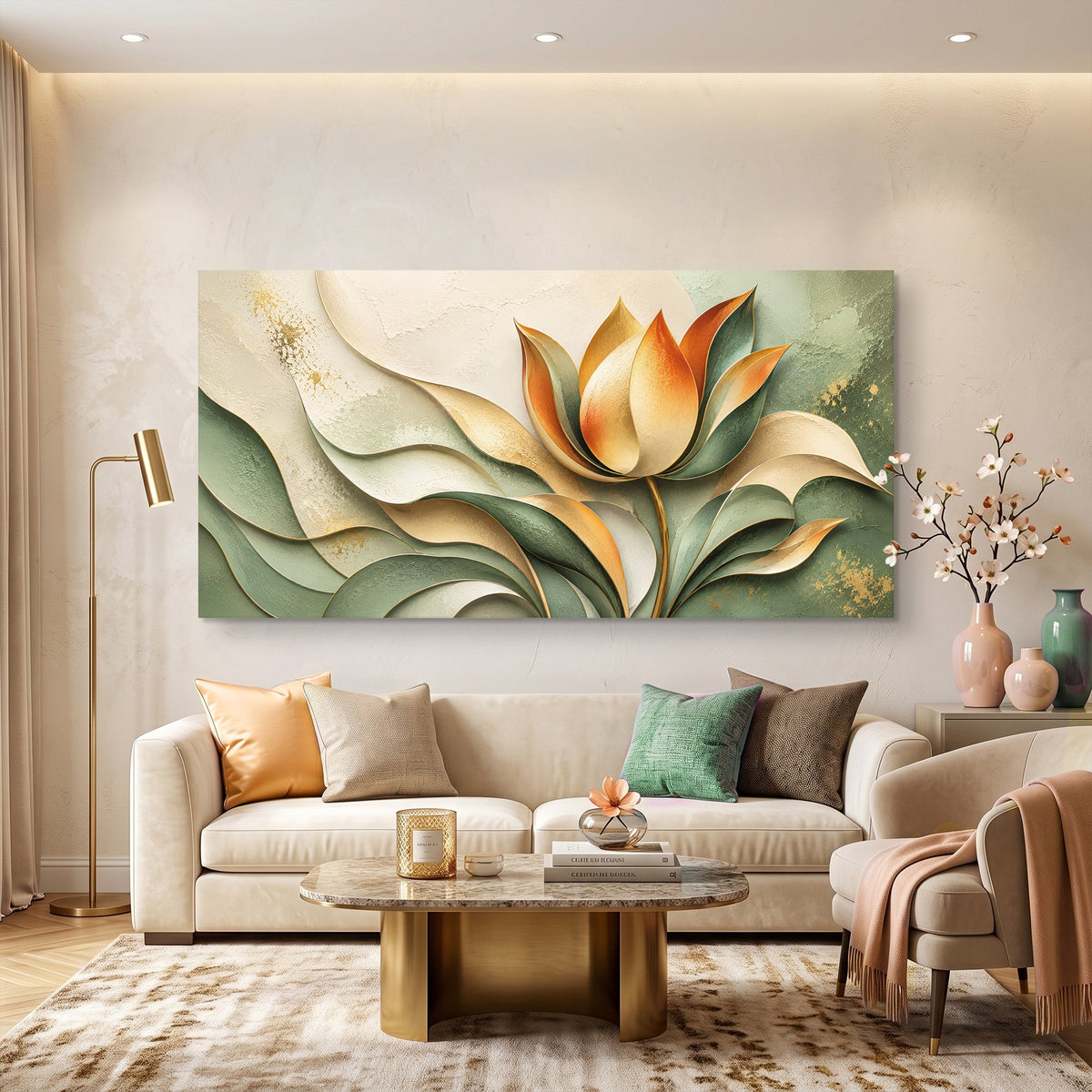 Modern Geometric Tulip