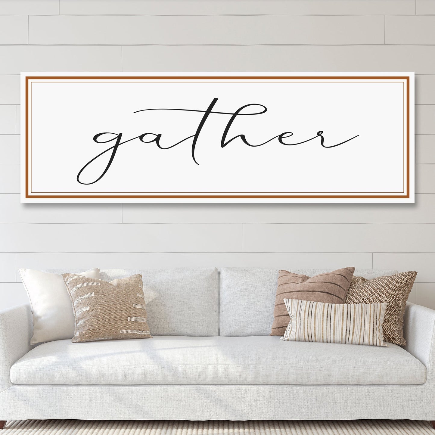 Gather Sign - canvas