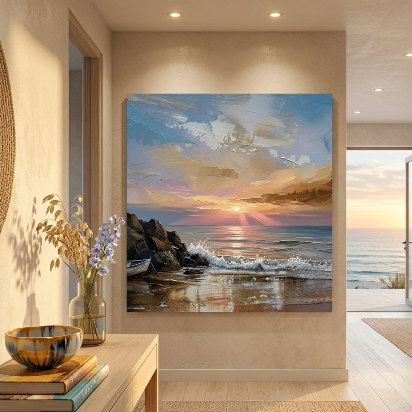 Ocean Sunset Horizon