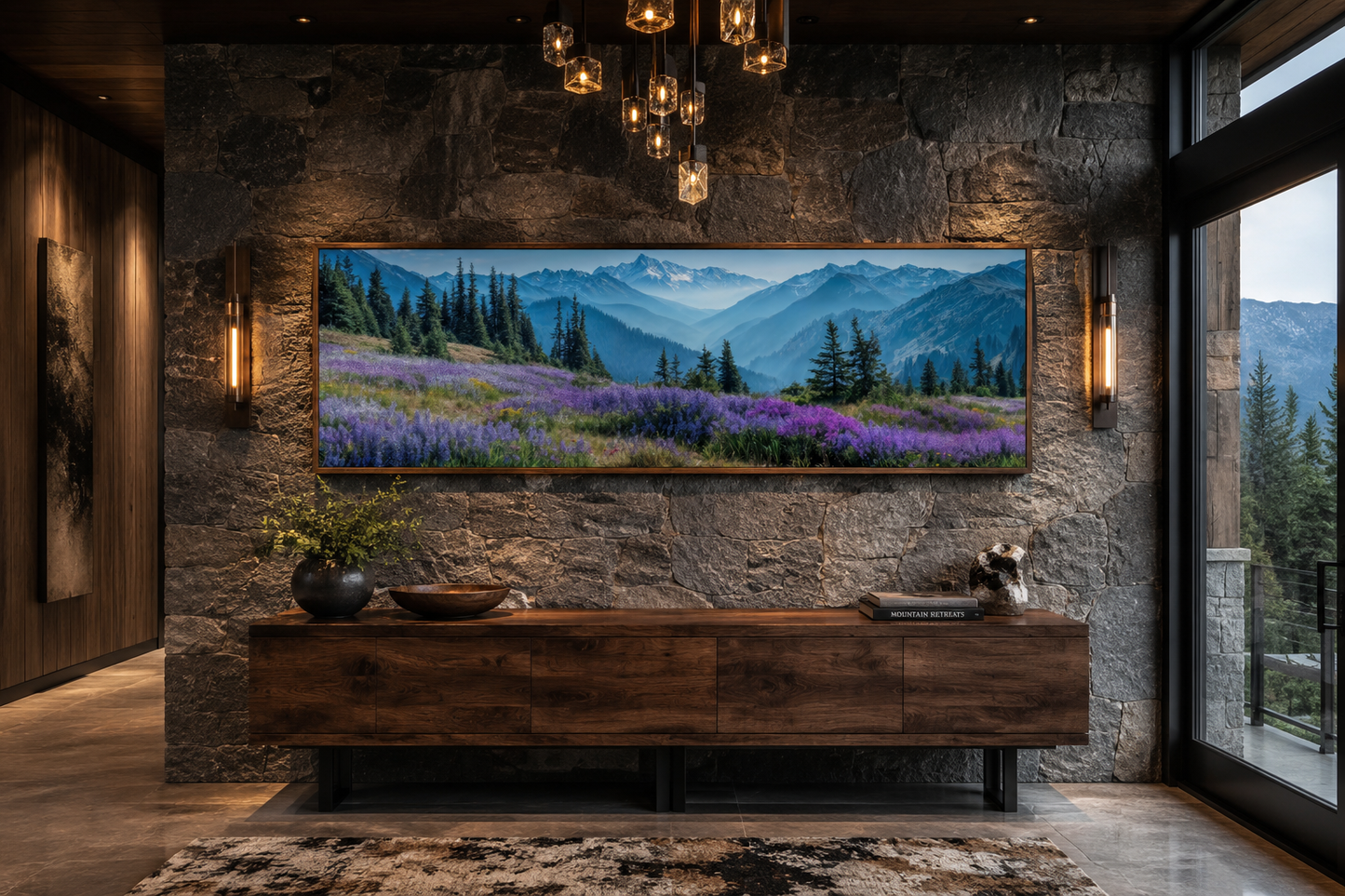 Olympic National Park Long Horizontal Canvas Wall Art