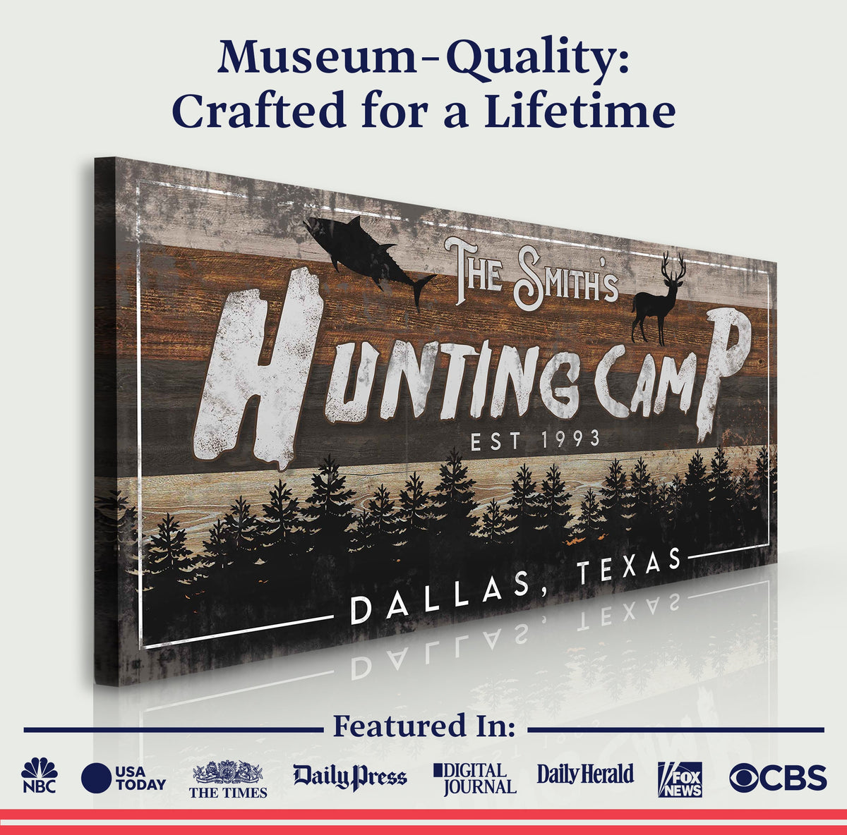 Fishing And Hunting Sign IV