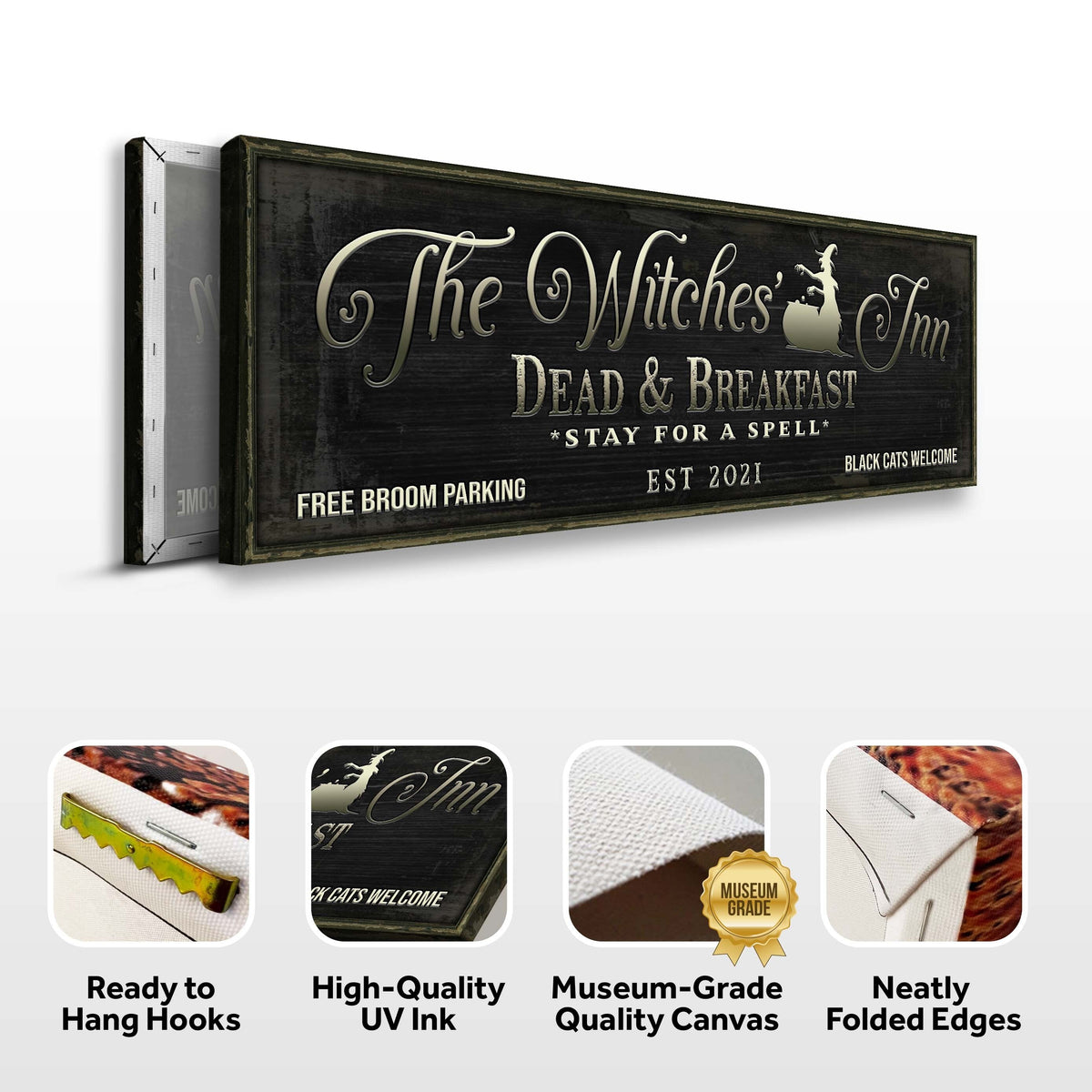 The Witches Inn Sign