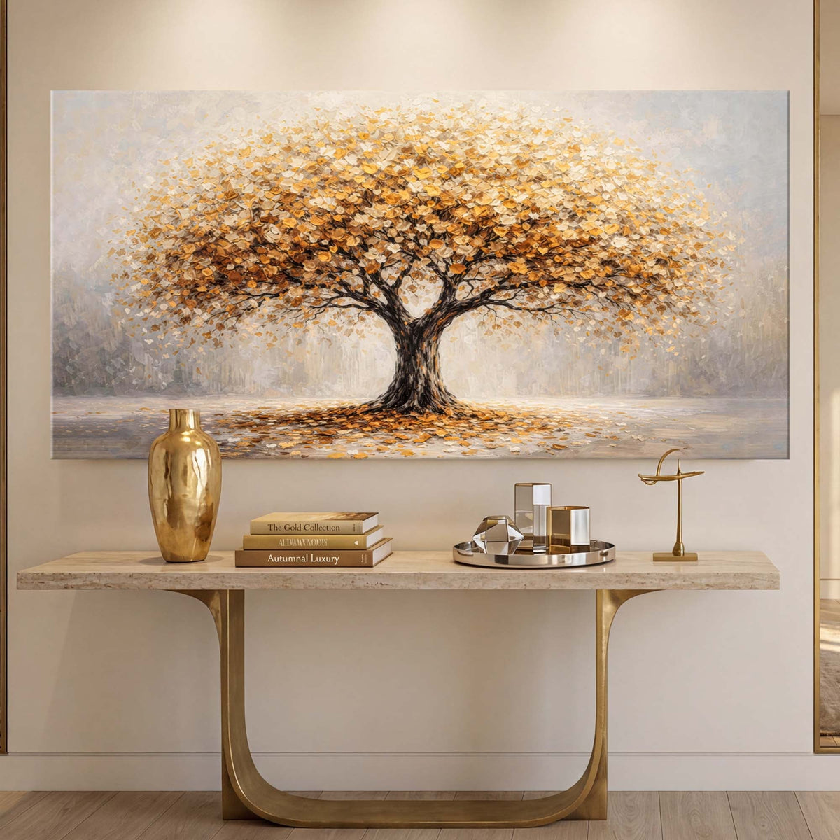 Radiant Golden Tree