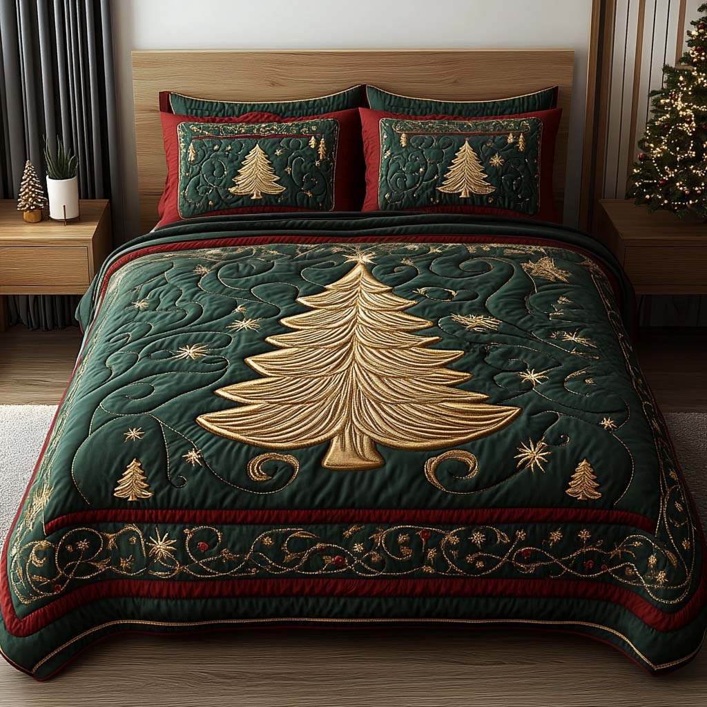 Regal Tree 3-Piece Quilted Bedding Set - Single (59" x 70")