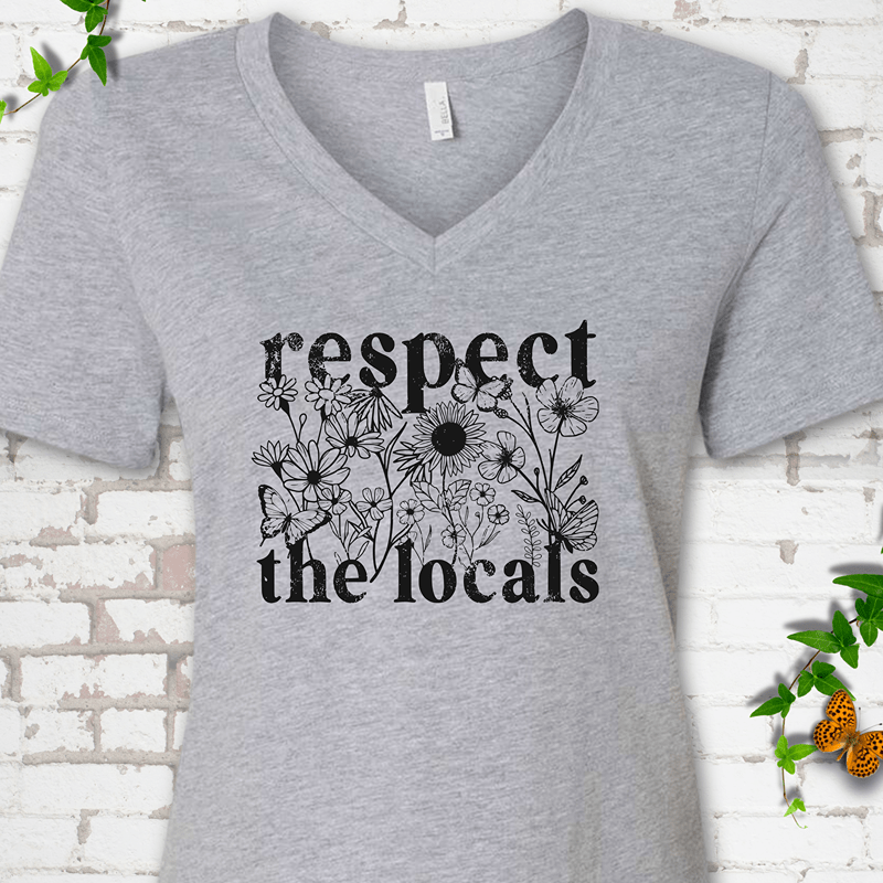 Respect the Locals V-Neck T-Shirt