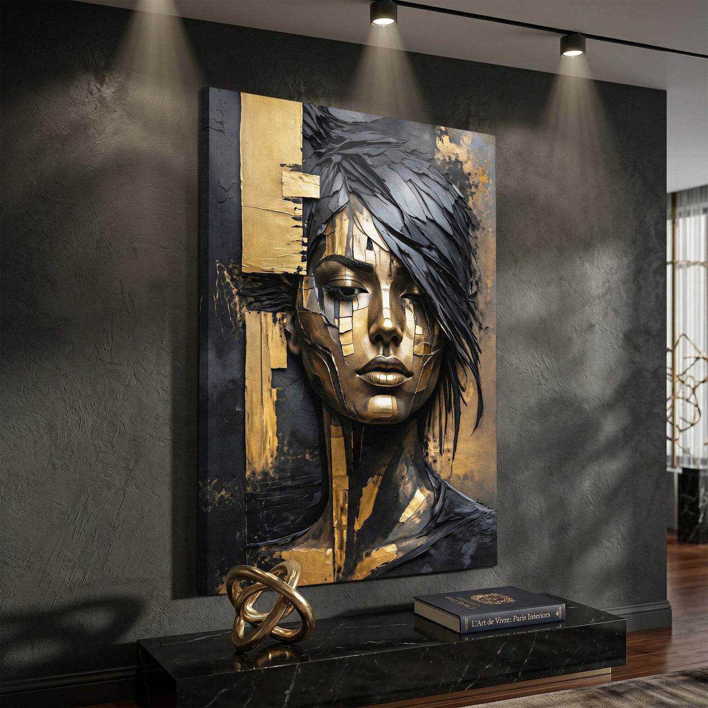 Abstract Sculpted Portrait