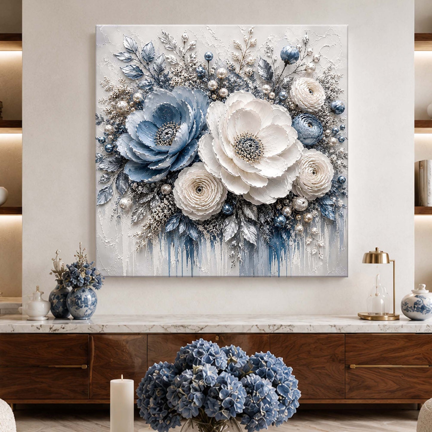 Silver Bloom Elegance