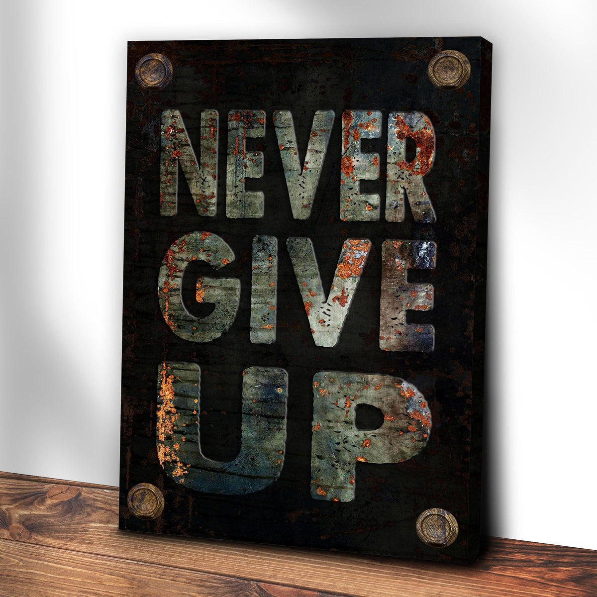 Never Give Up Sign