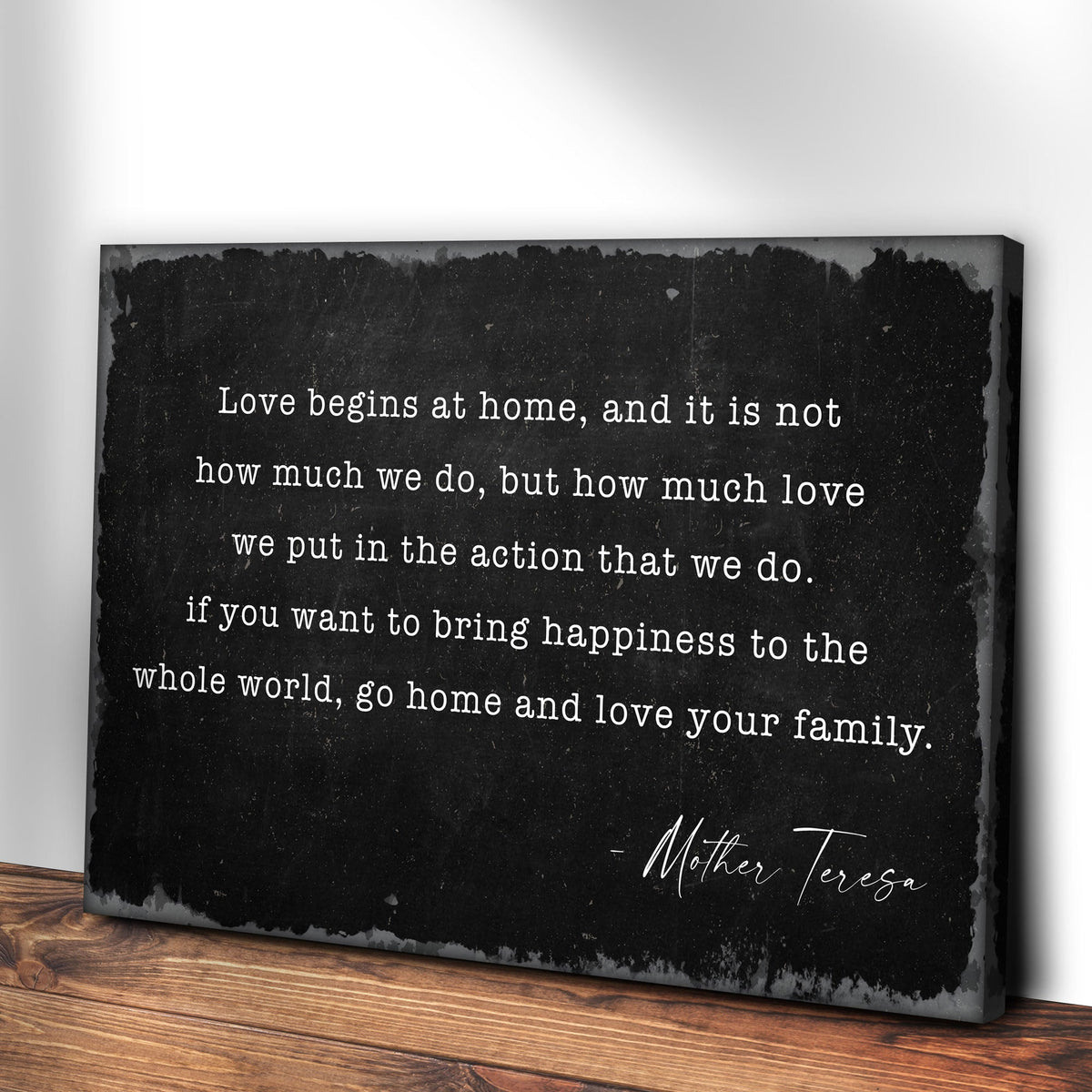 Love Begins At Home Sign II
