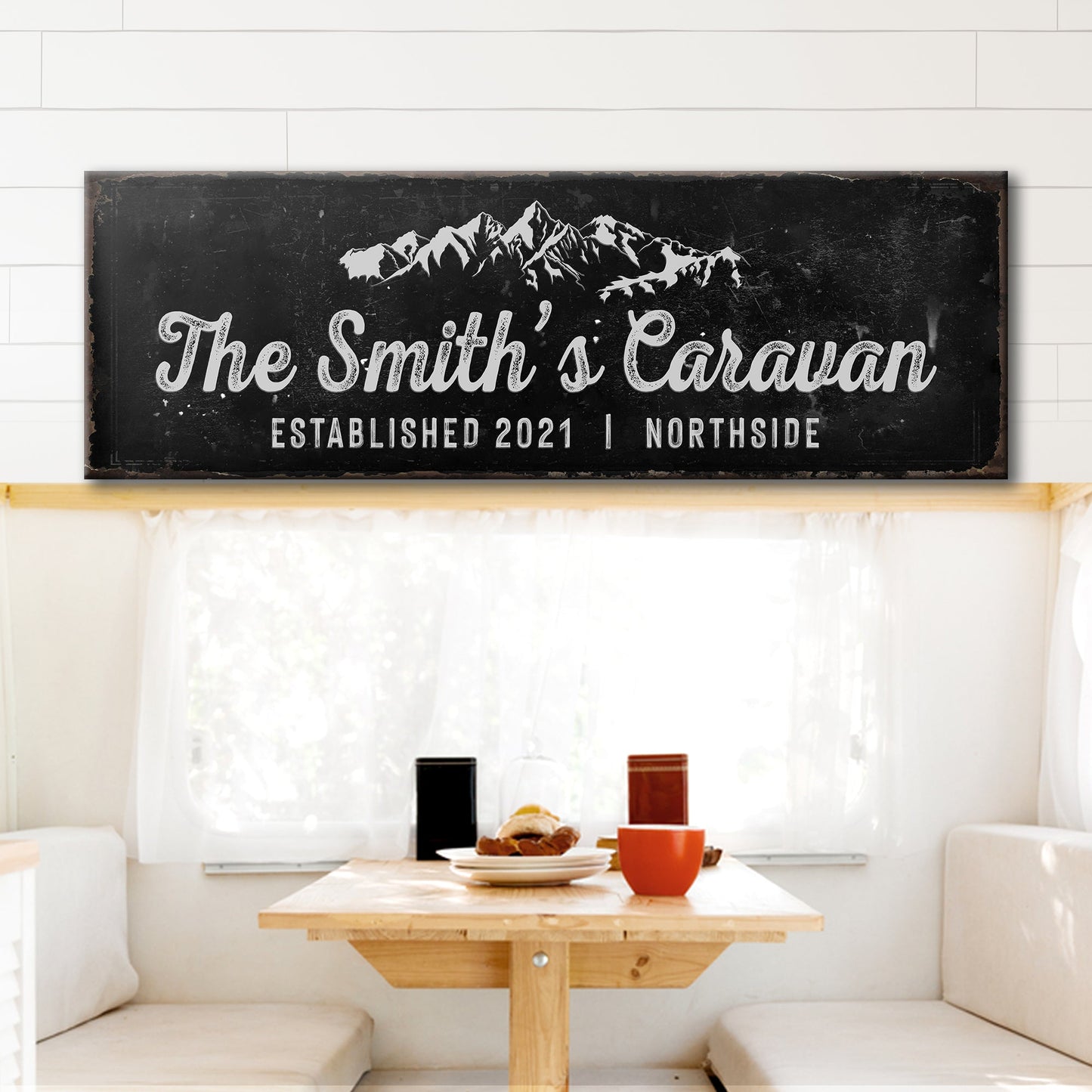 Caravan Last Name Sign