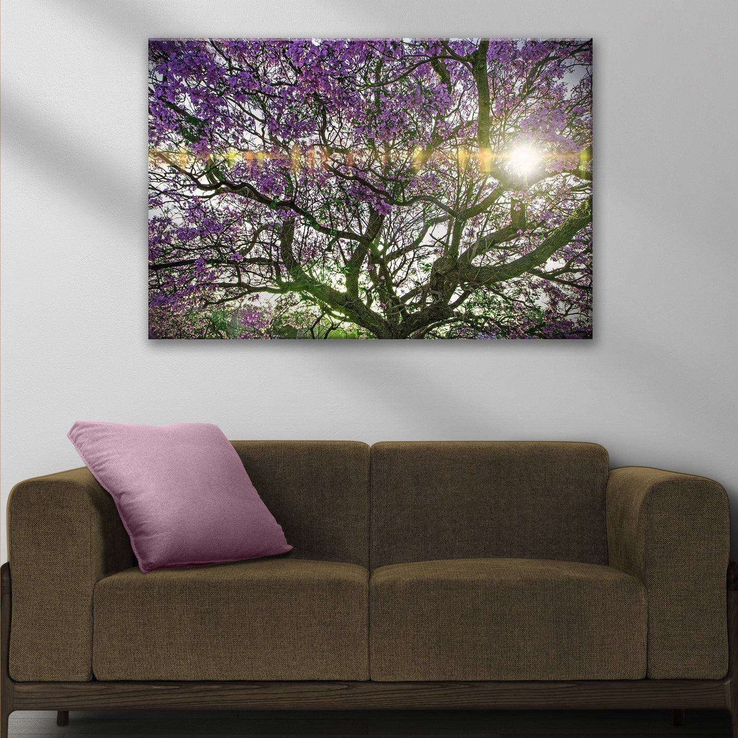 Blue Jacaranda Trees Canvas Wall Art