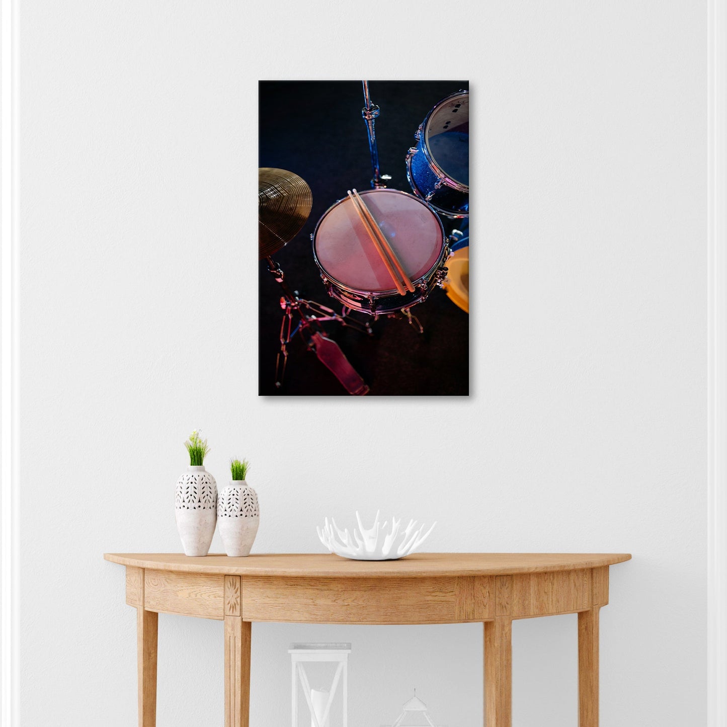 Drums Modern Canvas Wall Art