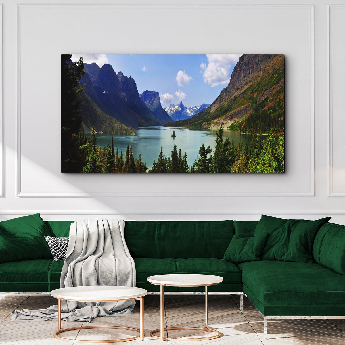 St. Mary Lake National Park Canvas Wall Art