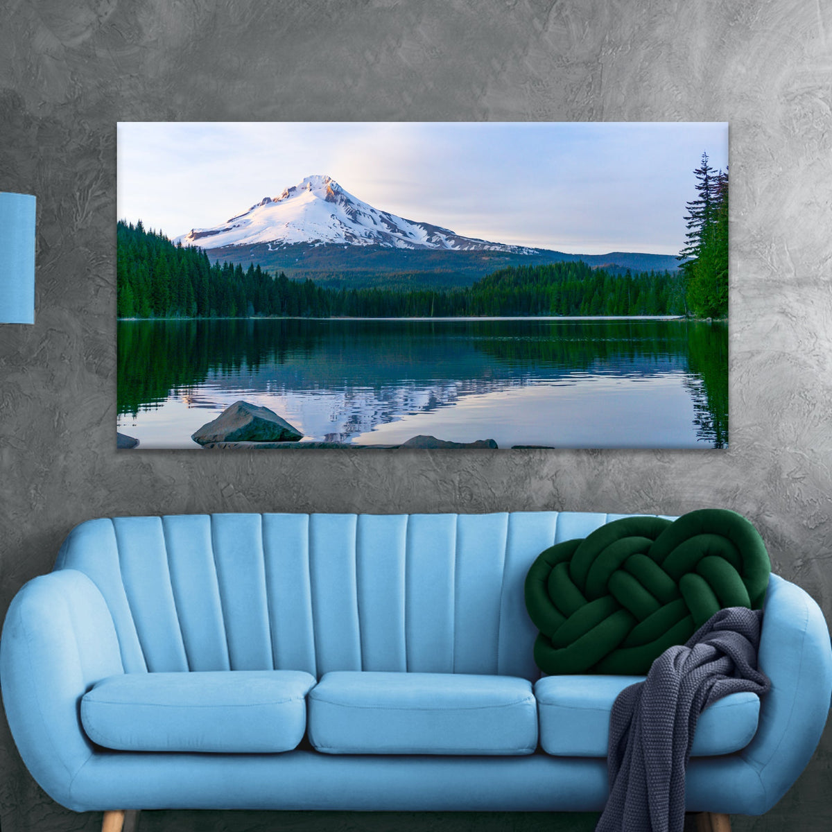 Mount Hood National Forest Panorama Canvas Wall Art