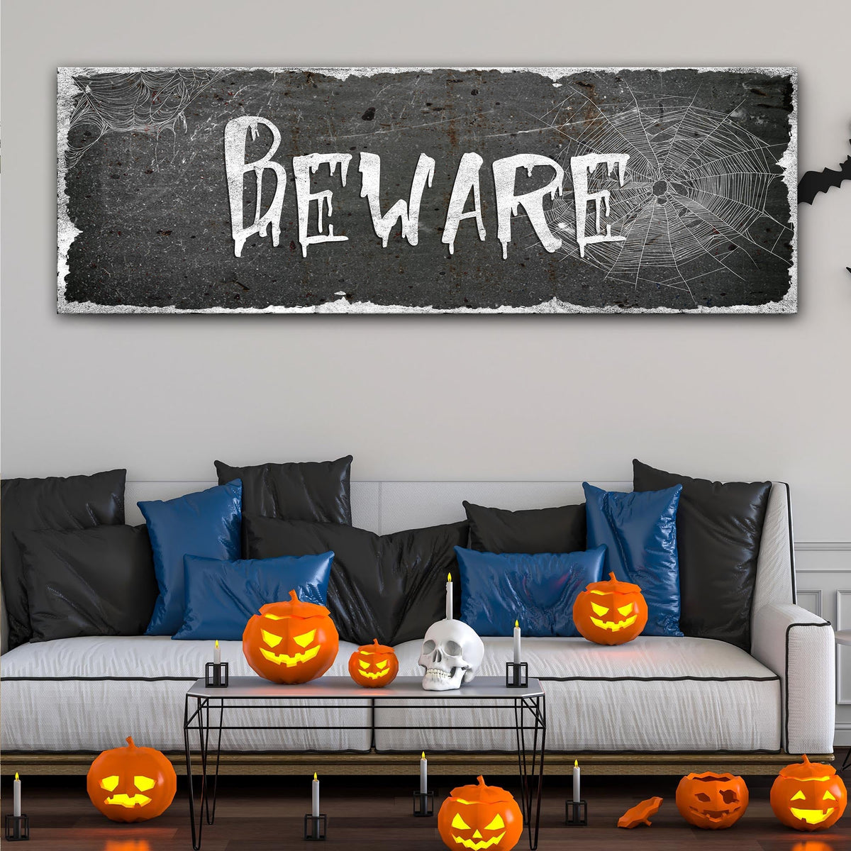 Beware Halloween Sign