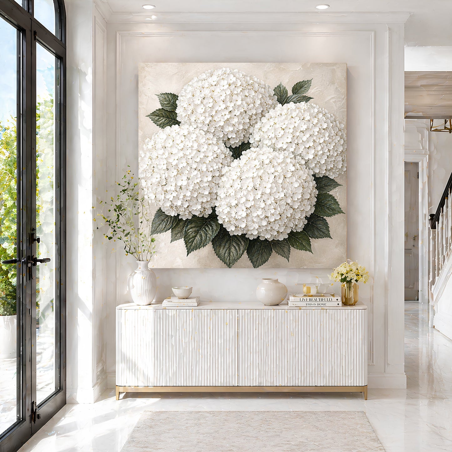 White Hydrangea Cloud