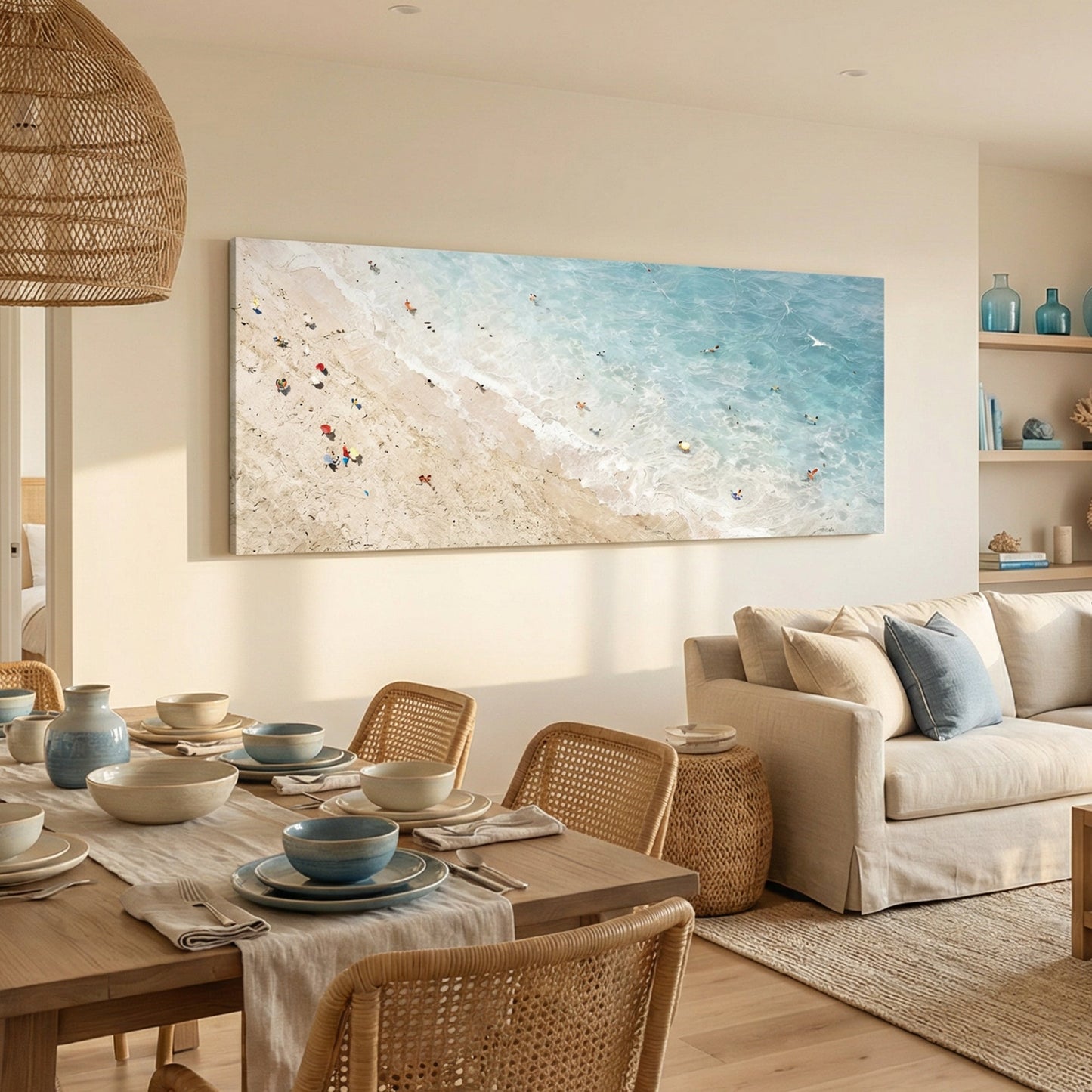 White Beach - canvas
