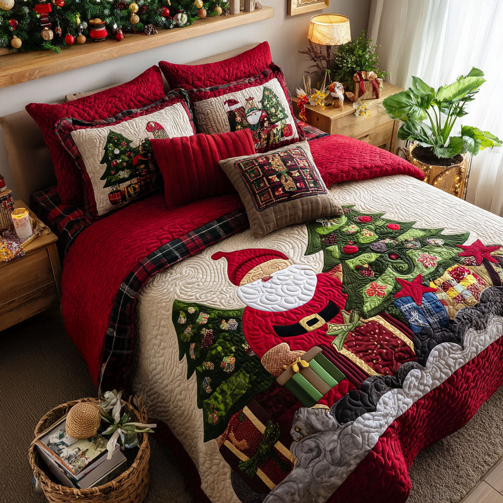 Winter Glow 3-Piece Quilted Bedding Set - Single (59" x 70")