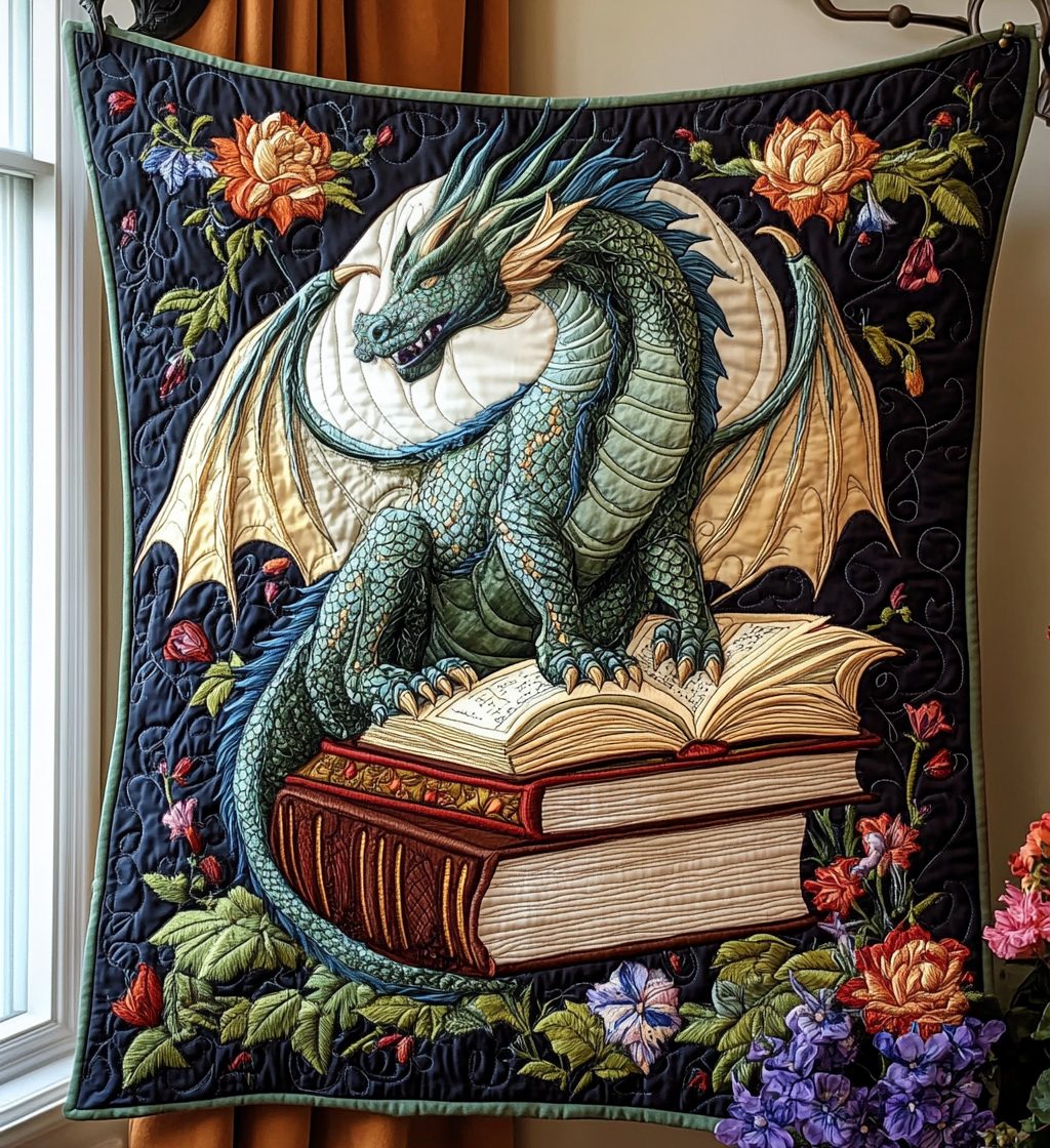 Wisdom Protector Quilted Blanket - Throw (55" x 60")