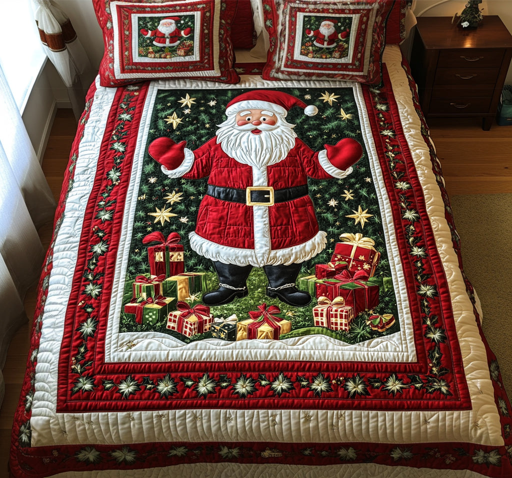 Yuletide Rest 3-Piece Quilted Bedding Set - Single (59" x 70")