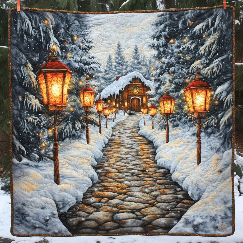 A Cobblestone Path Quilt Blanket
