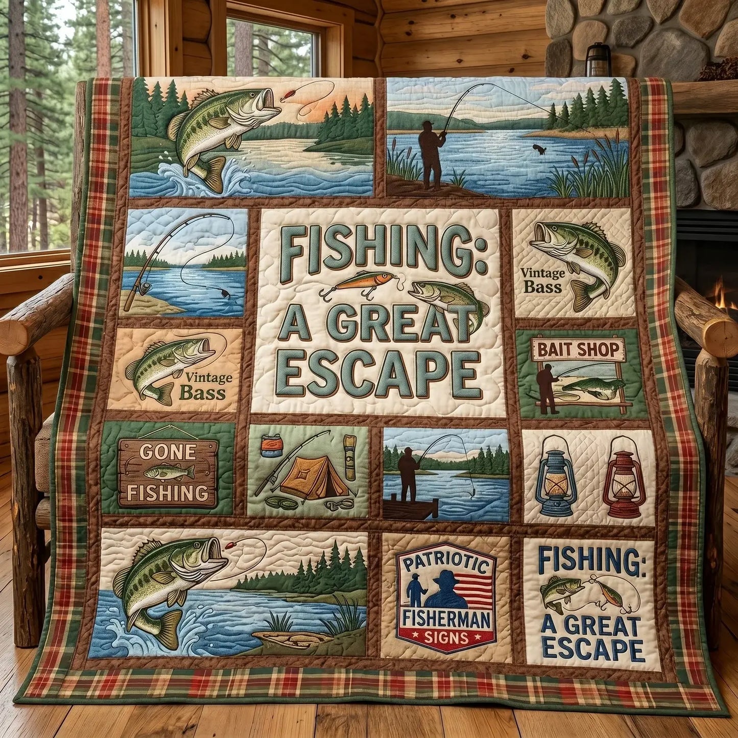 A Great Escape Quilt Blanket