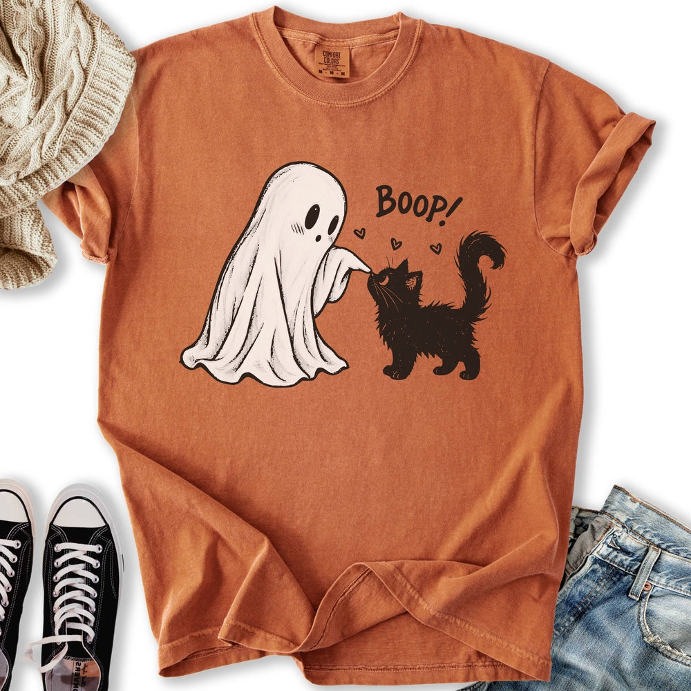 Boop Ghost and Cat Relaxed Tee
