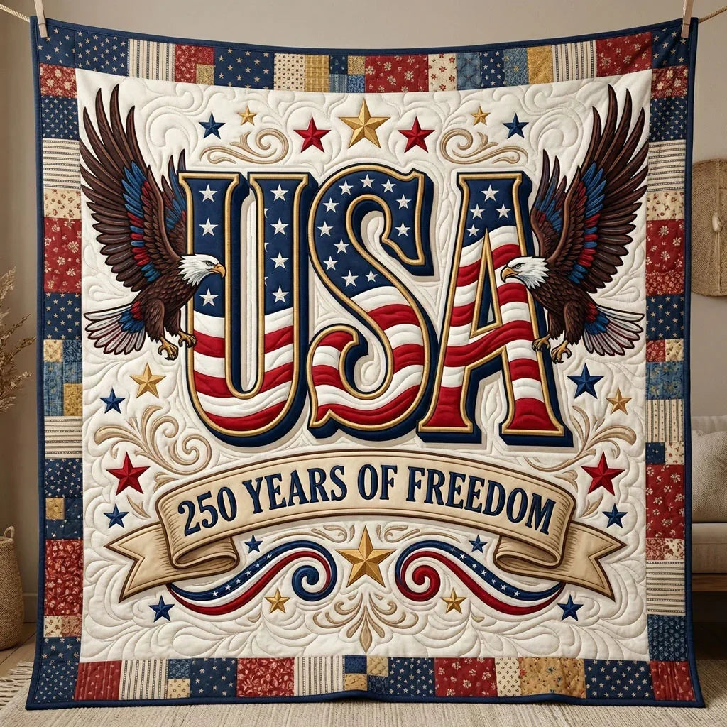 American Heritage Floral Quilt Blanket