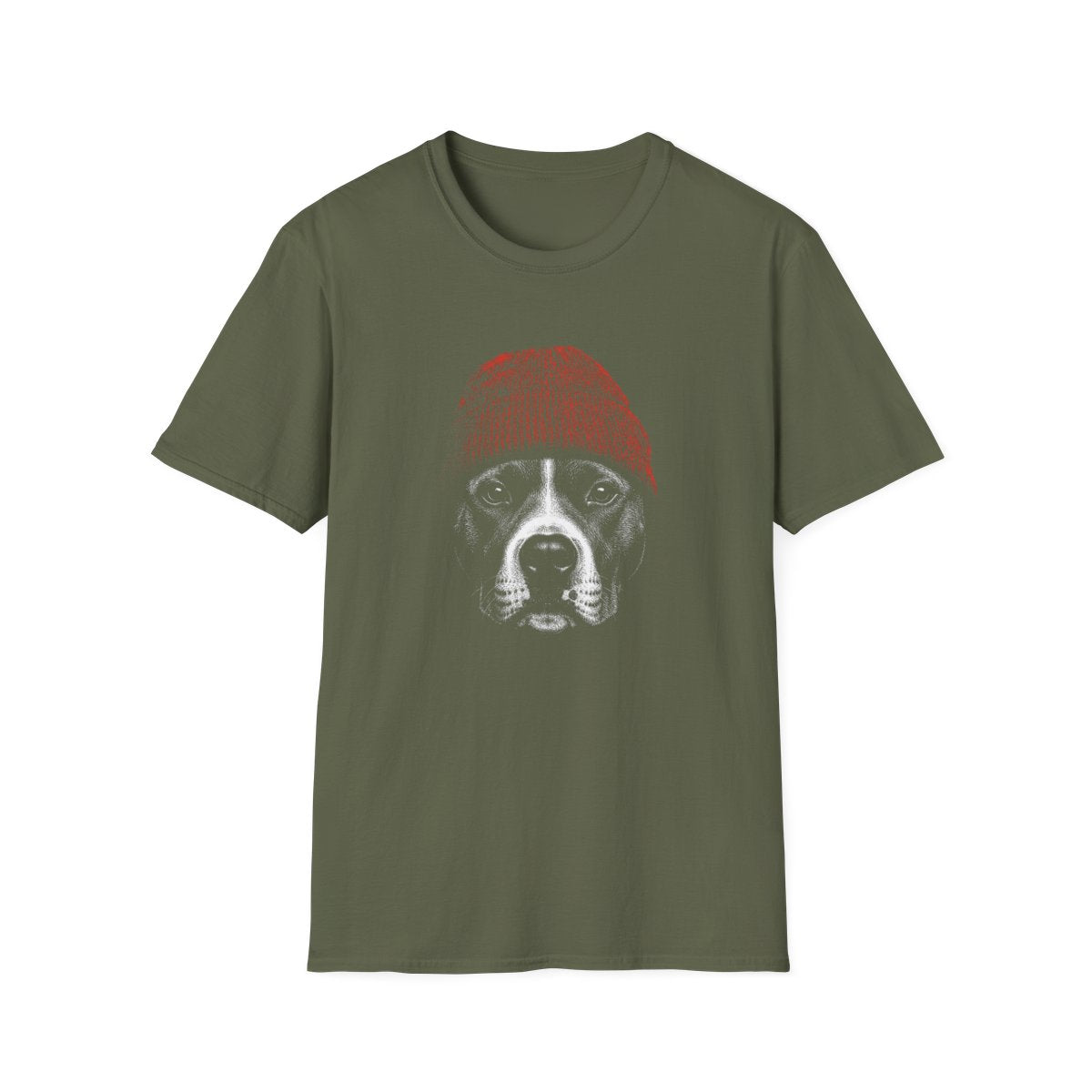 American Staffordshire Terrier In Beanie Tee