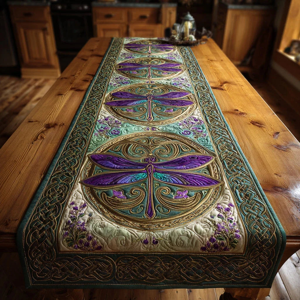 Amethyst Flight Quilted Table Runner