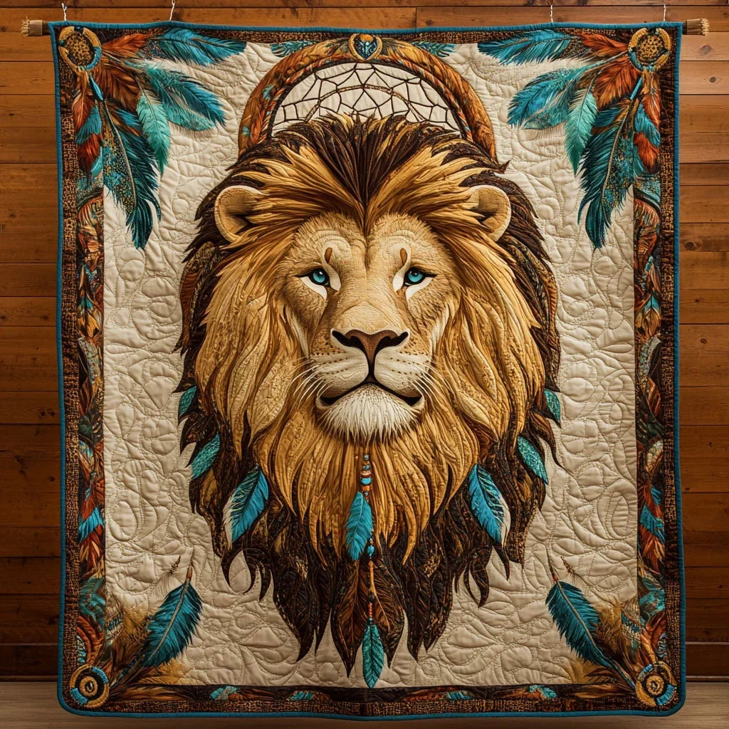 Ancestral Roar Quilt Blanket