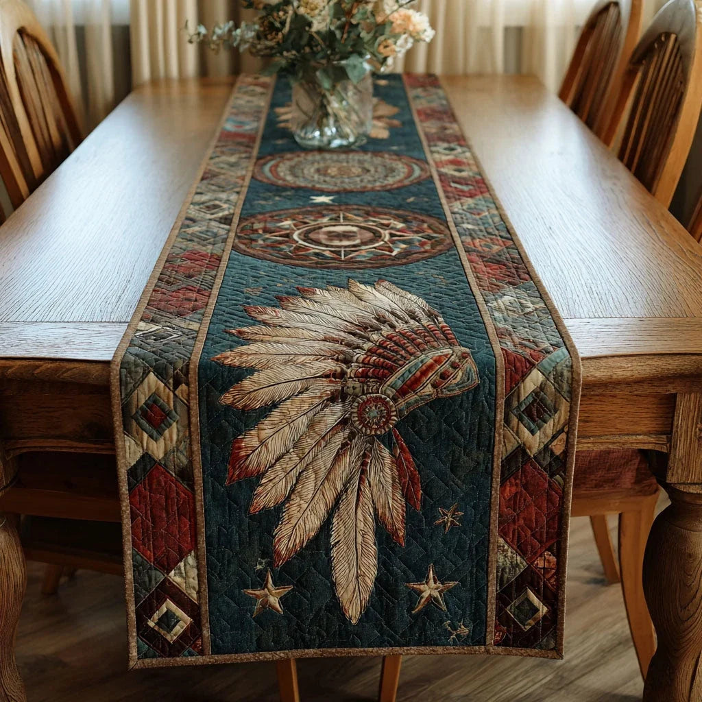 Ancestral Spirit Quilted Table Runner