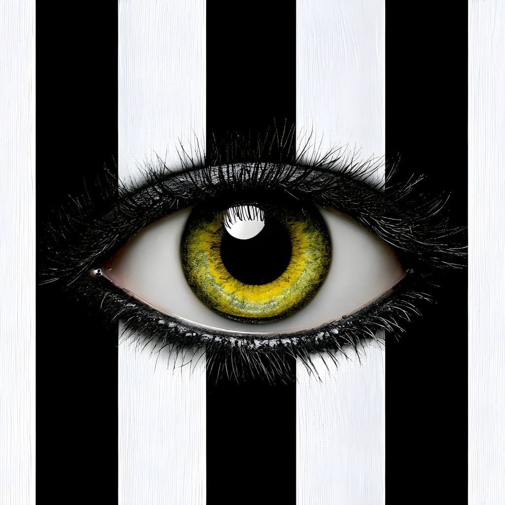 Fragments Of A Singular Watchful Sight Canvas Wall Art