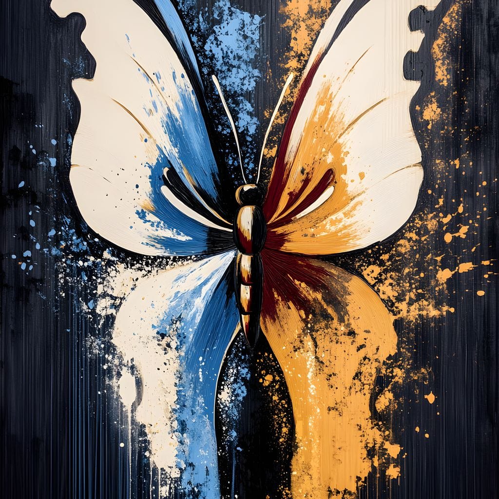 Butterfly Dance Canvas Wall Art