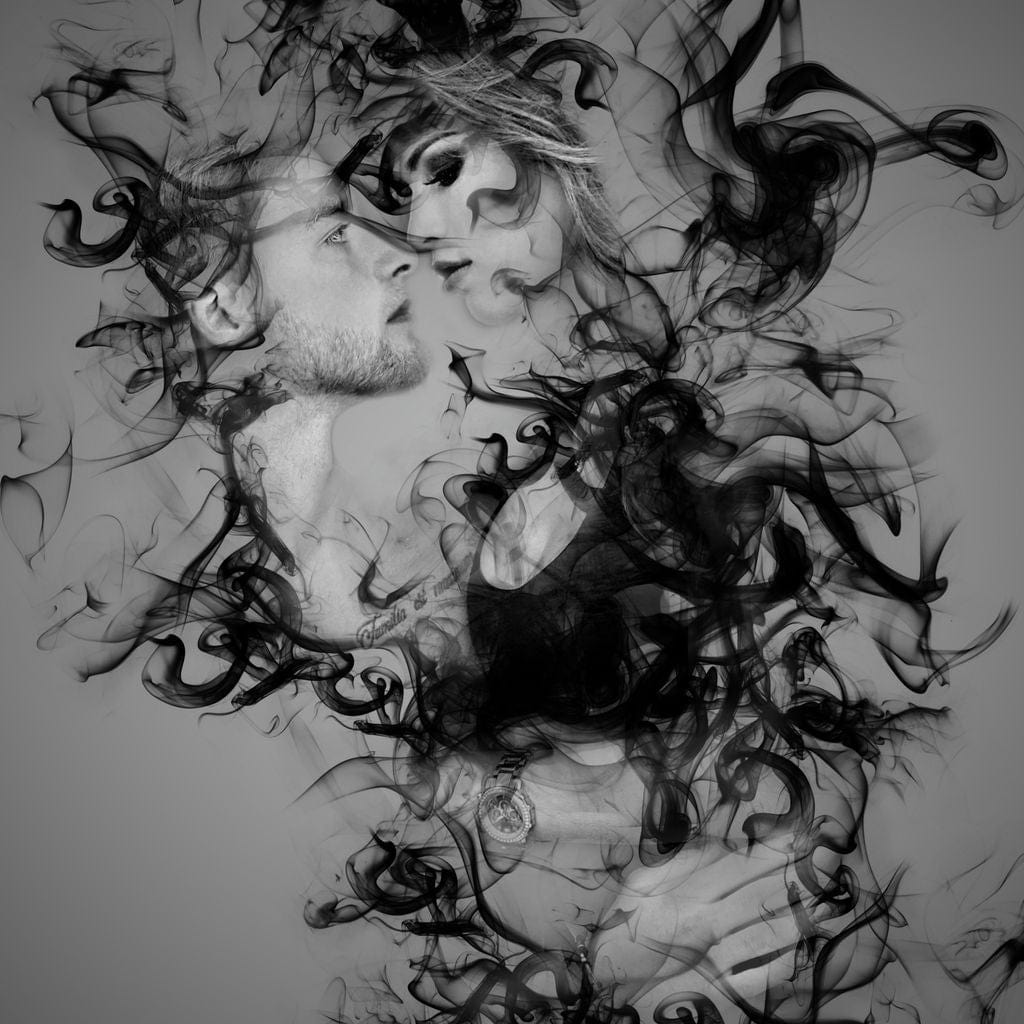 The Smoke Collection 06 Canvas Wall Art